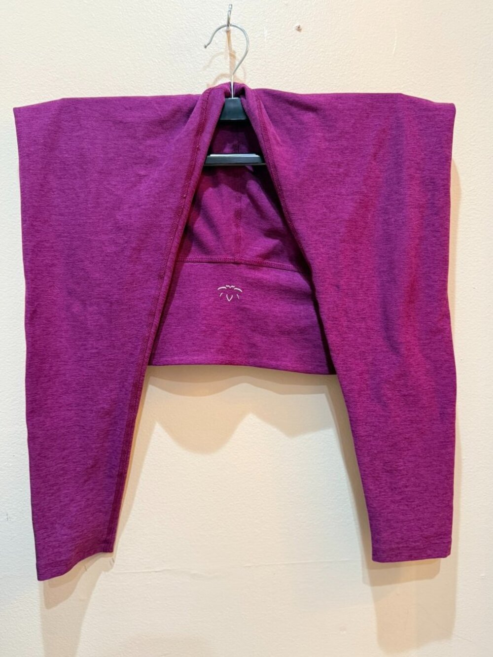 Beyond Yoga Magenta Heather Wide Waistband Leggings XL